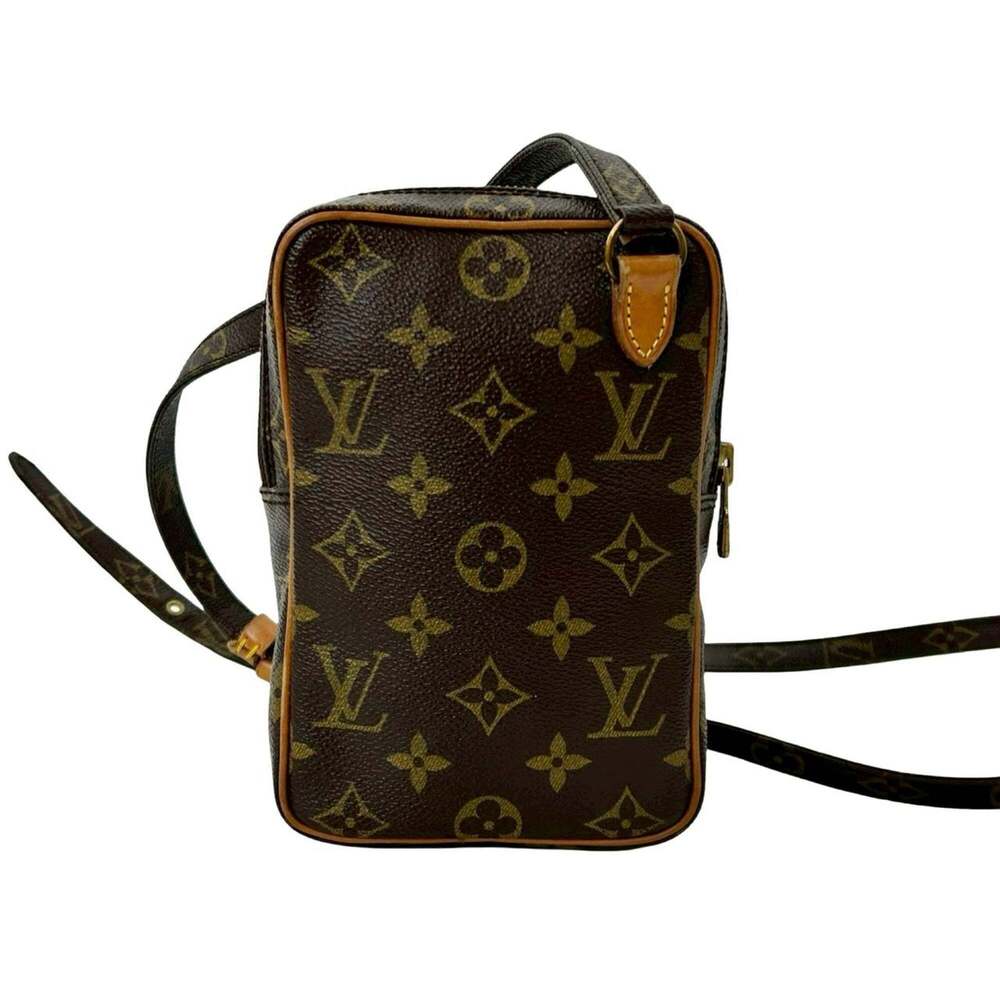 LOUIS VUITTON Authentic Brown Monogram Leather 2C Pochette Shoulder Bag - Picture 3 of 10